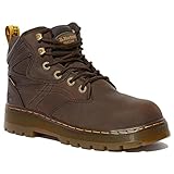 Dr. Martens, Unisex Plenum Waterproof Light Industry Boots, Dark Brown, 8 US Men/9 US Women