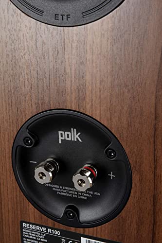 Polk Audio Reserve R100 Kleiner Regallautsprecher für dynamische, detaillierte Heimkino-Audio, 2,5 cm Pinnacle Ring-Hochtöner und 13,3 cm Turbinenkegel-Tieftöner, Dolby Atmos & IMAX Enhanced – Bild 7