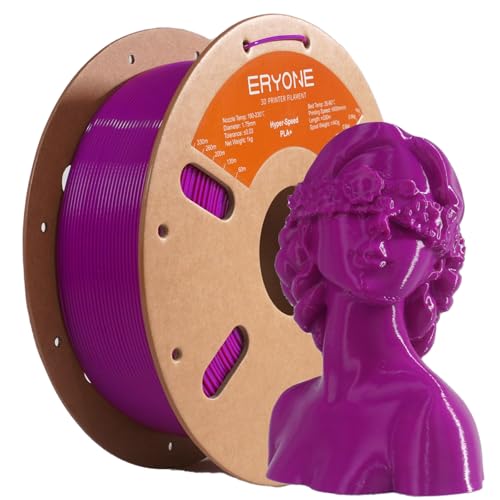 ERYONE High Speed PLA Plus Filament 1.75mm +/- 0.03mm, Rapid PLA+ Filament for Fast Printing, 30-500mm/s 3D Printing Fil