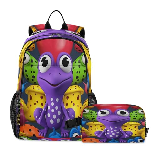 Sac à dos grenouille léger pour soulager le dos des écoliers