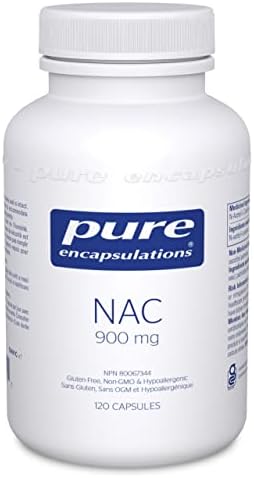 Pure Encapsulations NAC 900 mg - N-Acetyl Cysteine Amino Acid Supplement for Immune Support, Liver & Antioxidants* - 120 Capsules