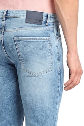 Image of FOREVER 21 Men Solid Slim Fit Jean