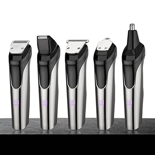 Abbray Beard Grooming Kit For Men,Beard Mustache Nose Ear Hair Trimmer Face Shavers And Hair Clippers All-In-One Mens Grooming Kit Set,Electric Cordless & Led Display,Usb Rechargeable #TOP1