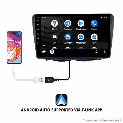 Image of 9 Inches Advanced Wireless Car Radio Receiver Android 10 System for Maruti Suzuki Baleno with 2Gb /16Gb Ram & ROM with Apple Carplay and Android Auto