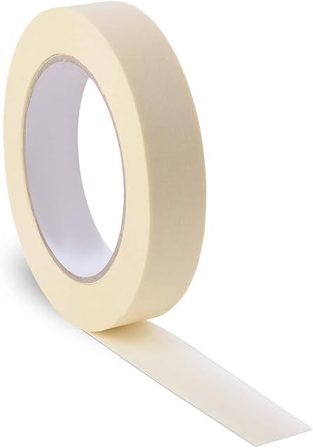 All Purpose Masking Tape  50 m x 18 mm (0.7") Strong Adhesive Drafting Tape for Painters, Artists, Crafts, DIY, Watercolor Paintings, Labeling, Paintings, Decorating |Easy Peel Tape Roll