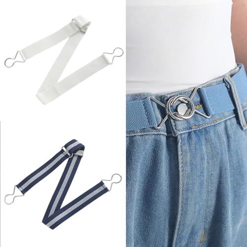 Stretchy Belt Hook Fastener Elastic Belt Waist Shaping Girdle Belt Adjustable Waist Belt Jeans Waiststrap For Daily Use2