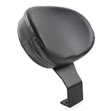 Bacar Motorcycle Driver Backrest, Touring Rider Cushion Pad Sponge Backrests with Black Mounting Support Bracket for Suzuki Intruder Volusiafor for Boulevard C50 VL400 VL800