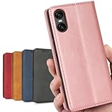 Xperia 10 VI ケース 手帳型 xperia10VI 手帳 カバー SOG14 au SO-52E docomo SIMフリー SoftBank A402SO 楽天モバイル 全対応 Xperia10 6 ソニー エクスぺリア10VI SO52E 携帯カバー 適用 case iCoverCase マグネット カードケース スマホケース スタンド 落ち着いた色 レトロ ピンク