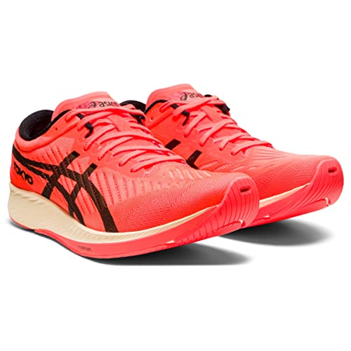 ASICS Women's Metaracer Tokyo Running Shoes, 7, Sunrise RED/Black