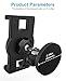 Magnetic Tablet Holder, Metal iPad Magnetic Mount for Fridge/Metal Surface/Cabinet/Whiteboard/Gym Equipment/Warehouse, Compatible with 4.7-13