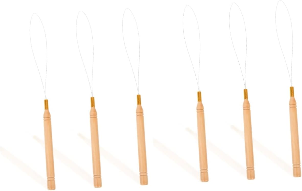 Ciieeo 6pcs Diy Beading Needles Portable Beading Threader Tool Bead Needles for Thread Threader Practical for Jewelry Making