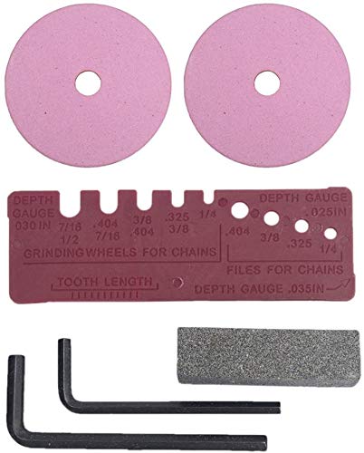 Chainsaw Sharpener, Professional Electric Multi-Angles Automatic Saw Chain Blade Grinder Sharpener Machine, 1/8-Inch-by-3/16-Inch