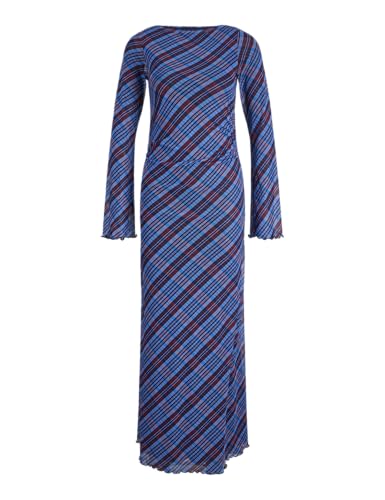 Robe longue en maille confortable pour silhouette élancée