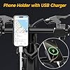 INSDRGN Folding Electric Bike for Adults, 20MPH Dual-Seat Ebike, MAX 45 Miles Range (PAS Mode) 499Wh Removable Battery, 9 Shocks Full Suspension, USB Charger, UL2849 Certified, 300lbs #5