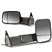 DNA MOTORING TWM-013-T111-BK Pair of Towing Side Mirrors, Driver and Passenger Sides