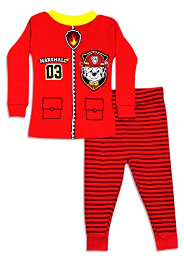 Paw Patrol Boys Marshall, Rubble, Chase and Skye Pajama Set (US, Age, 18 Months, Red)