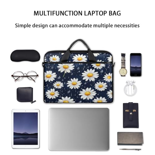 Maletín para portátil con diseño floral para 15 pulgadas miniatura 7