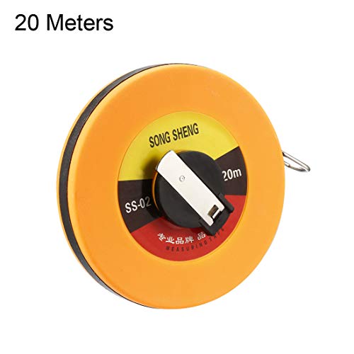 Cinta métrica larga 20 m de fibra de vidrio uxcell miniatura 2
