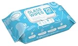 Air Jungles Glass Cleaner Wipes 70 Count, No Cloth...