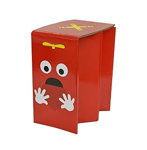 折りたためる紙製スツール Lサイズ スツール チェア ムック