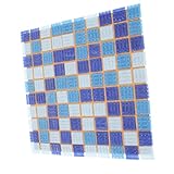 LOORGVEL Azulejos Adhesivos para Piscina Cuadrado Autoadhesivo para Baño Cocina y Exteriores Decoración DIY para Suelos Duchas y Cenefas Piscinas