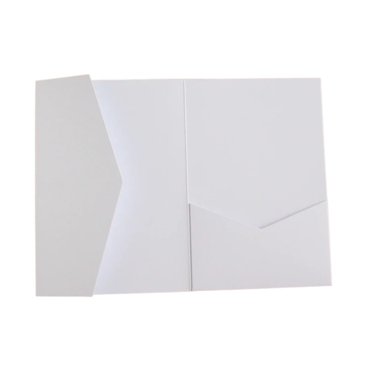 Koperty na zaproszenia, Invitation Pocket Envelopes 5x7 inch Multicolor Pack of 50 Sets with 2 Styles(Light Green,Just pocket)