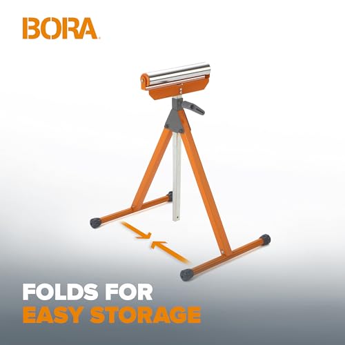 BORA Roller Stand, Adjustable Height Support Stand for Woodworking, Outfeed Roller for Table Saw, Miter Saw, PM-5090 by BORA - Image 3