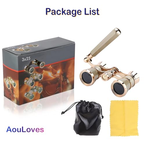 Binoculares Opera Glasses 3X25 Compactos y Ligeros miniatura 5