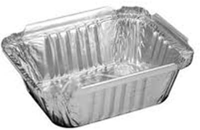 Handi-Foil Aluminum Oblong Closeable Baking and Take Out Container, 1 Pound Capacity, 5-9/16 x 4-9/16 x 1-5/8, 1000 per Case, Lids sold Separately