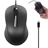 【Clic silencieux, idéal pour les environnements calmes】 Cette souris filaire USB-C silencieuse est dotée d'un bouton de clic silencieux pour un fonctionnement précis et discret, ce qui la rend idéale pour les environnements tels que les bibliothèques, les bureaux ou les espaces de travail partagés où la réduction du bruit est essentielle. Que vous travailliez tard le soir ou dans un espace de travail partagé, cette souris de bureau filaire USB-C à clic silencieux garantit des clics et un défilement silencieux, minimisant les distractions tout en vous offrant un contrôle total sur votre flux de travail