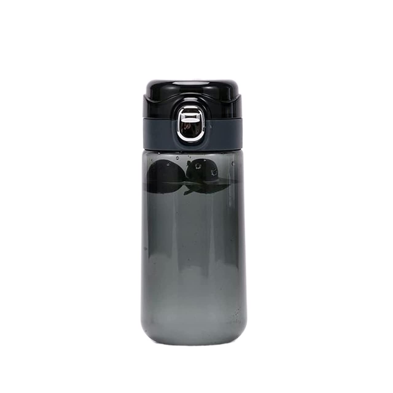 Butelka,Szczelna 500 ml sportowa butelka z wodą przenośną butelkę z wodą napojów do zapasów Prezenty wycieczki rowerowe butelki sportowe Napoje(Black,501-600ml)