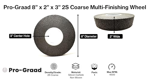Image of Multi-Finishing Wheel 8 inch x 2 inch x 3 inch, 2S Coarse, 13185