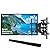 SYLVOX Outdoor TV, 43'' Smart Waterproof Television, 4K UHD, HDR10, Google OS, 1000nits for Partial Sun Area, with Waterproof Soundbar & Wall Mount