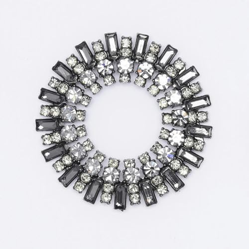 EGLUCK 1 Uds. Decoraciones para Zapatos de Boda, Hebilla de tacón Alto, Clip de Cristal, Broche de Clips Brillantes de Diamantes de imitación