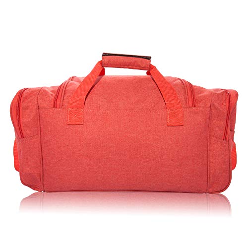 DALIX Signature Travel or Gym Duffle Bag in Red