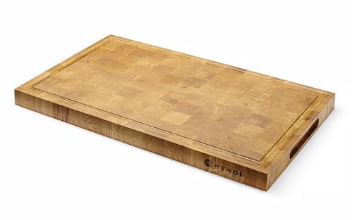 Planche en chêne HENDI : l'authenticité du bois pour des repas partagés
