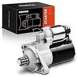 A-Premium Starter Motor Compatible with Audi A3 15-16, A3 Quattro 15-17, S3 15-17, TT/TTS Quattro & Volkswagen Beetle, CC, Eos, GTI, Jetta, Passat & More, 12V 1.1KW 11 Teeth CCW, Replace# 02E-911-023S