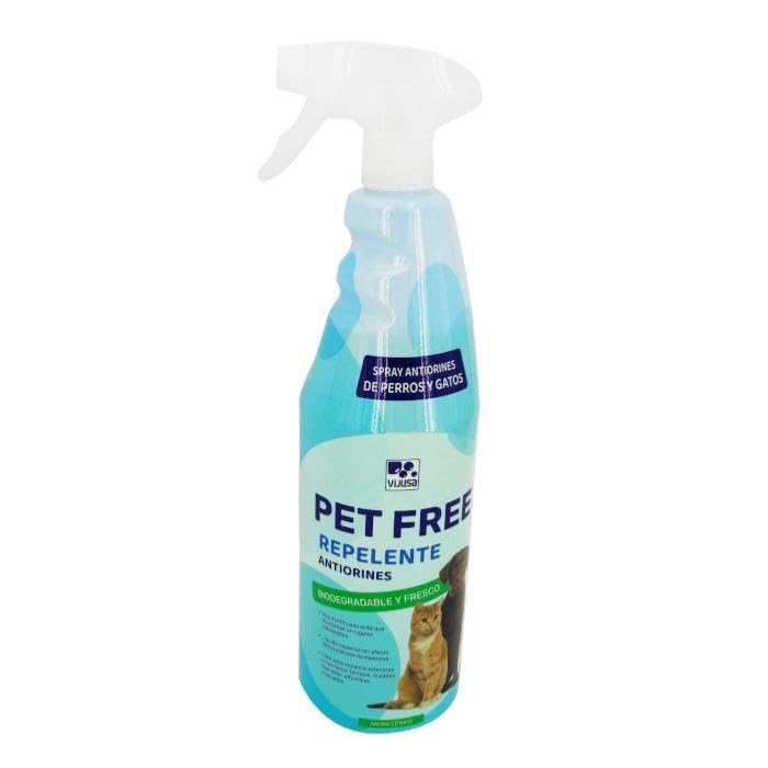 HO Higiene Online | Spray Repelente PET FREE Antiorines para Mascotas | Aroma a cítricos | 750ml | Pack 6 Unidades