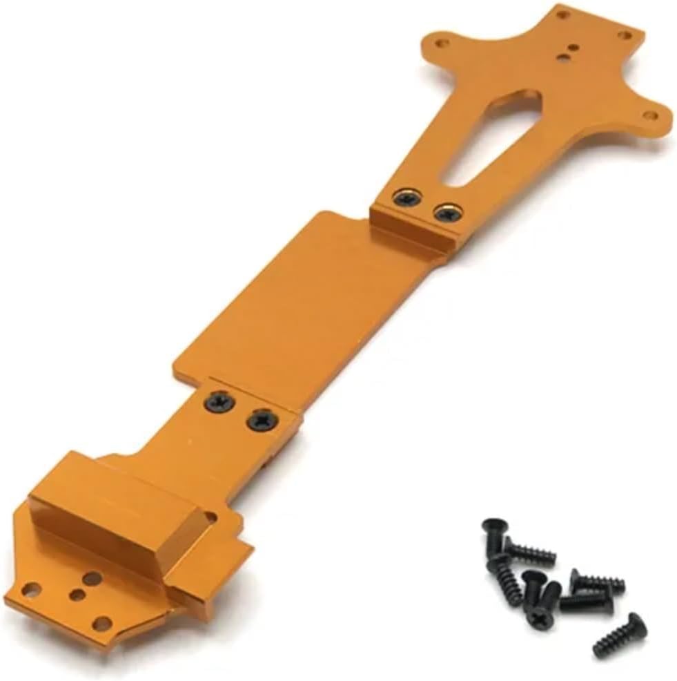 RC Car Accessories for Wltoys 144001 144010 144002 1/14 RC Car Parts Metal Upgrade Refit Second Floor Slab Remote Control Car Modifications(Yellow)
