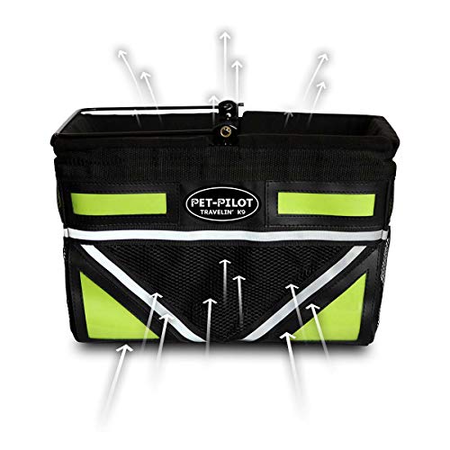 PetPilot ORIGINAL Dog Bike Basket Carrier 3 different color insert