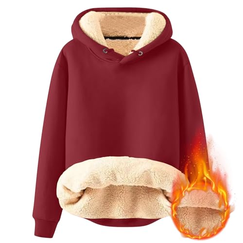 Men's Sherpa Lined Hoodie Tracksuit 2 Pieces Set Athletic Casual Hooded Sweatshirt and Joggers Set Sweatsuit Outfits3