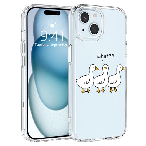 Coque canard iPhone 13 Pro en TPU souple et dos rigide acrylique antichoc