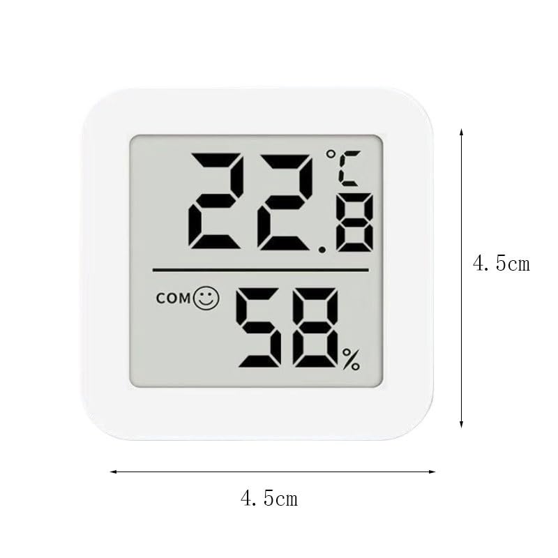 ABS Electronic Wall Mount Indoor Household Thermometer Dry Temperature Humidity Meter