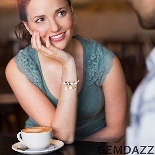 18K Yellow Gold Plated Dog Paw Print Cz Charm Pendant, 925 Sterling Silver Always In My Heart Puppy/Cat Pawprint Beads Fit Pandora Bracelet, Gift For My First Mothers Day #TOP5