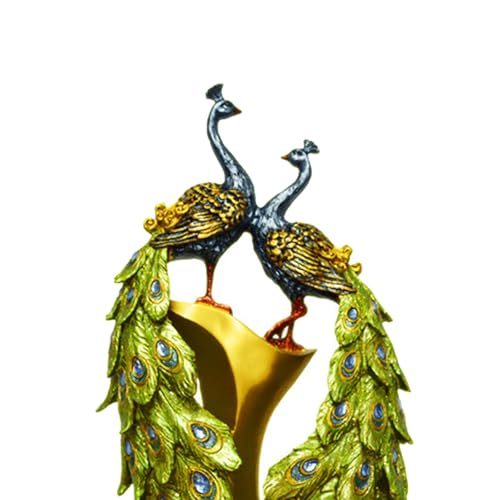 Estatua de Pavo Real de Resina para Decoración Hogar miniatura 2