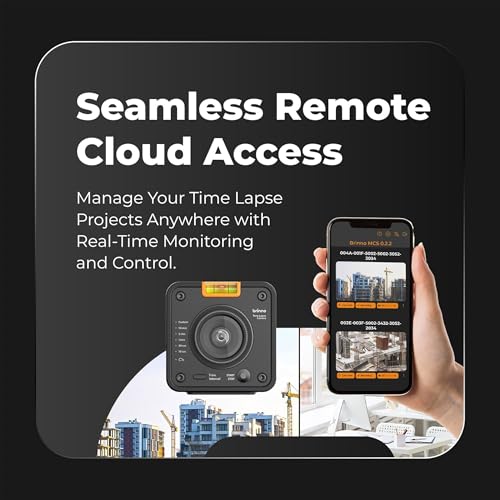 Image of Brinno BCC5000 4K WiFi Time Lapse Camera Bundle - Advanced Imaging Sensor, HDR, IP65 Housing, Mobile App, 6-Month Battery Life with Extended Slots Used, Bluetooth, Construction System