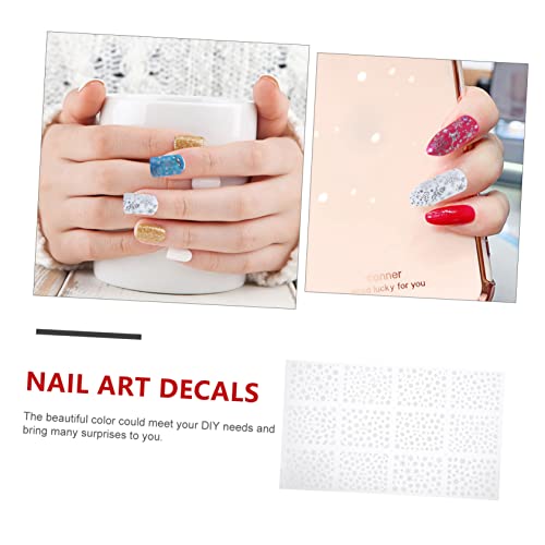 Beavorty 3 Folhas Adesivos De Unhas De Natal Decoração De Natividade Decorações De Unhas Calcomanias