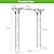Skcoipsra 7FT Garden Arbor, Metal Arch Arbor Trellis for Plant Climbing, Garden Archway for Backyard Lawn Wedding Bridal Party Decorations
