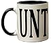 Adult Humour Rude Gift Cup Ceramic UNT CUNT With Black Handle Ceramic Coffee Tea Mug Cup