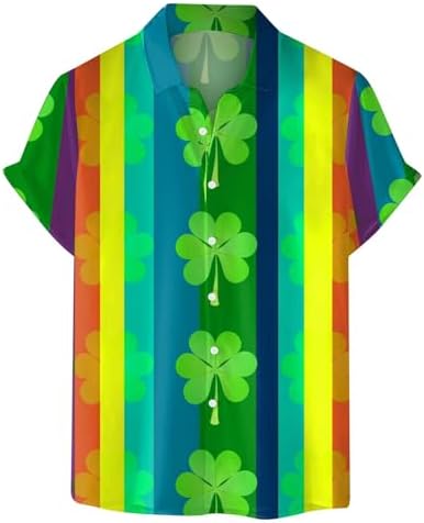 SKRK Maroon Shirt Mens Digital 3D Printed T Shirt Short Sleeved Shirt Top Lapel Maroon Shirt